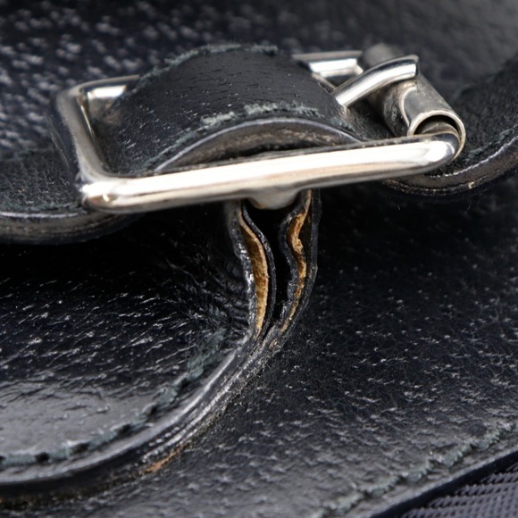 GUCCI Black Leather Backpack main image 14